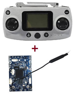 JJRC X16 Heron GPS RC quadcopter drone spare parts todayrc toys listing PCB board + transmitter (Gray) - Click Image to Close
