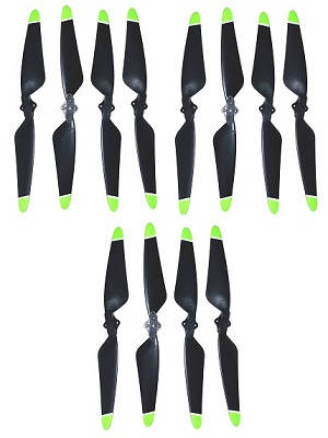 JJRC X17 G105 Pro RC quadcopter drone spare parts todayrc toys listing main blades (Green-Black) 3sets