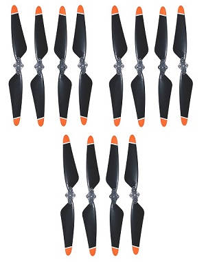 JJRC X17 G105 Pro RC quadcopter drone spare parts todayrc toys listing main blades (Orange-Black) 3sets