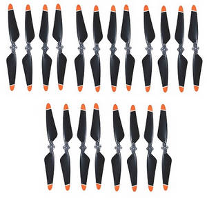 JJRC X17 G105 Pro RC quadcopter drone spare parts todayrc toys listing main blades (Orange-Black) 5sets