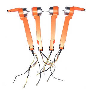 JJRC X17 G105 Pro RC quadcopter drone spare parts todayrc toys listing side motor bar set (A+B+C+D) Orange
