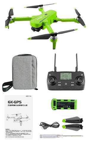 JJRC X17 drone with portable bag and 1 battery, RTF Green