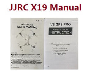 JJRC X19 8813 Pro X19 Pro GPS RC quadcopter drone spare parts todayrc toys listing English manual book (For JJRC X19) - Click Image to Close