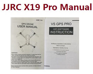 JJRC X19 8813 Pro X19 Pro GPS RC quadcopter drone spare parts todayrc toys listing English manual book (For JJRC X19 Pro) - Click Image to Close