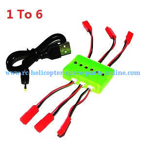 JXD 509 509V 509W 509G Jin Xing Da JD RC Quadcopter spare parts todayrc toys listing 1 to 6 charger box set