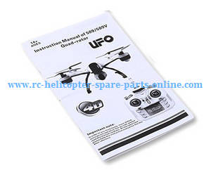JXD 509 509V 509W 509G Jin Xing Da JD RC Quadcopter spare parts todayrc toys listing English manual book