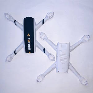 JXD 528 Jin Xing Da JD RC Quadcopter Drone spare parts todayrc toys listing upper and lower cover (White)