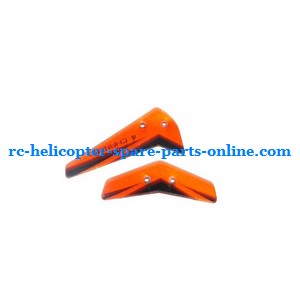 JXD 340 helicopter spare parts todayrc toys listing tail decorative set (Orange)