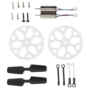 Wltoys XK K127 Eagle RC Helicopter spare parts todayrc toys listing 2*tail blade + connect buckle set + 2*main gear + 2*tail motor + screws