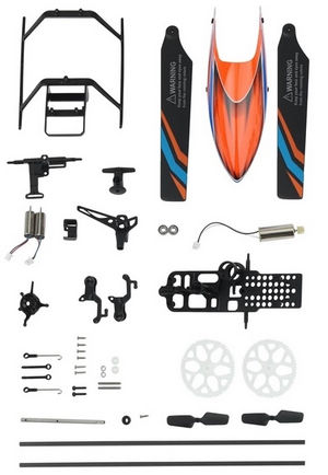 Wltoys XK K127 Eagle RC Helicopter spare parts wearing parts kit A