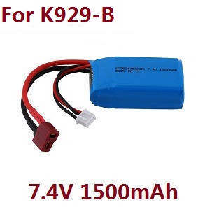 Wltoys K929 K929-A K929-B RC Car spare parts todayrc toys listing 7.4V 1500mAh battery (For K929-B)