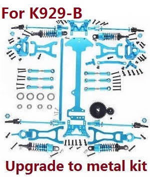 Wltoys K929 K929-A K929-B RC Car spare parts todayrc toys listing upgrade to metal kit (For K929-B)