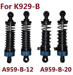 Wltoys K929 K929-A K929-B RC Car spare parts todayrc toys listing shock absorber (For K929-B) A959-B-12 A959-B-20 - Click Image to Close