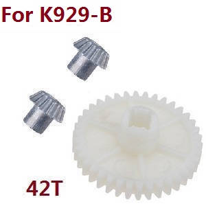 Wltoys K929 K929-A K929-B RC Car spare parts todayrc toys listing reduction gear + driving gear (Metal) for K929-B
