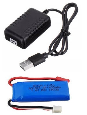 *** Today's deal *** JJRC Q35 Q36 car parts 7.4V 400mAh battery + USB charger wire