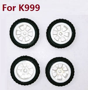 Wltoys K969 K979 K989 K999 P929 P939 RC Car spare parts todayrc toys listing tires (For K999) - Click Image to Close