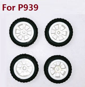 Wltoys K969 K979 K989 K999 P929 P939 RC Car spare parts todayrc toys listing tires (For P939) - Click Image to Close