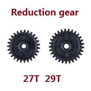 Wltoys K969 K979 K989 K999 P929 P939 RC Car spare parts todayrc toys listing 27T 29T reduction gear (Black)