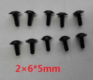 Wltoys L333 L343 L353 RC Car spare parts todayrc toys listing screws 2*6*5mm