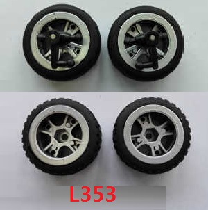 Wltoys L333 L343 L353 RC Car spare parts todayrc toys listing front and rear wheels (L353)