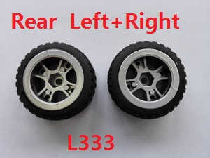Wltoys L333 L343 L353 RC Car spare parts todayrc toys listing rear wheel (Left + Right L333)