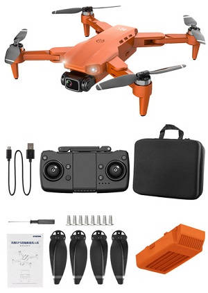 LI YE ZHAN TOYS LYZRC L900 Pro RC Drone with portable bag and 1 battery RTF Orange