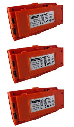 LI YE ZHAN TOYS LYZRC L900 Pro RC Drone spare parts todayrc toys listing 7.4V 2200mAh battery Orange 3pcs