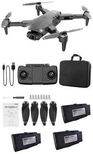 LI YE ZHAN TOYS LYZRC L900 Pro RC Drone with portable bag and 3 battery RTF Black - Click Image to Close