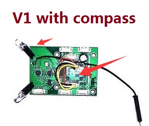 LI YE ZHAN TOYS LYZRC L900 Pro RC Drone spare parts todayrc toys listing PCB receiver with compass board (V1) - Click Image to Close