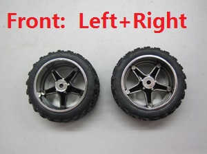 Wltoys L939 L999 RC Car spare parts todayrc toys listing Front wheel (Left + Right)