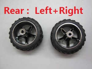 Wltoys L939 L999 RC Car spare parts todayrc toys listing Rear wheel (Left + Right)