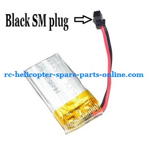 LH-1108 LH-1108A LH-1108C RC helicopter spare parts todayrc toys listing battery 3.7V 1000mAh Black SM plug