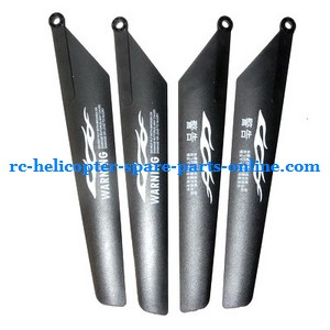 LH-1201 LH-1201D RC helicopter spare parts todayrc toys listing main blades (2x upper + 2x lower)