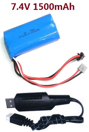 Lead Honor LH-1301 LH 1301 RC Helicopter spare parts 7.4V 1500mAh battery with USB wire