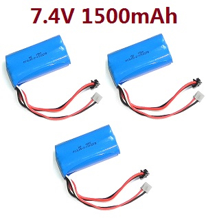 Lead Honor LH-1301 LH 1301 RC Helicopter spare parts 7.4V 1500mAh battery 3pcs