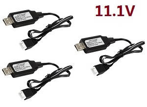 JJRC M02 RC Aircraft drone spare parts todayrc toys listing USB charger cable 11.1V 3pcs