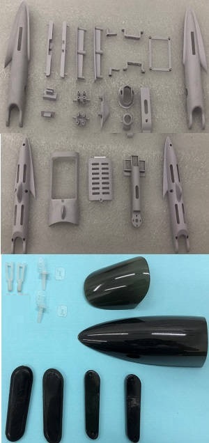 JJRC M02 RC Aircraft drone spare parts todayrc toys listing total fixed cover and plastic parts set A