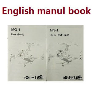 MJX Bugs MG-1 X-drone EIS RC drone quadcopter spare parts English manual book
