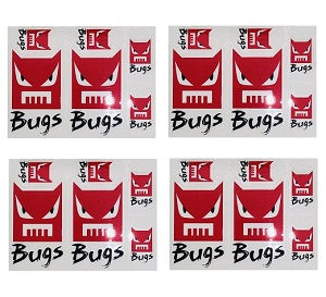 MJX Bugs MG-1 X-drone EIS RC drone quadcopter spare parts sticker 4pcs