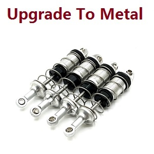 MJX Hyper Go 14209 MJX 14210 RC Car spare parts upgrade to metal shock absorber (Silver)