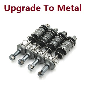 MJX Hyper Go 14209 MJX 14210 RC Car spare parts upgrade to metal shock absorber (Gray)