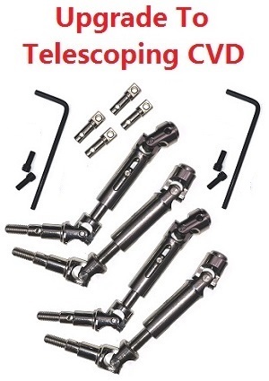 MJX Hyper Go 14209 MJX 14210 RC Car spare parts upgrade to telescoping CVD 2sets