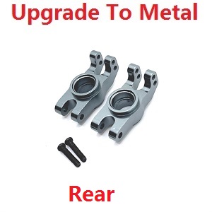 MJX Hyper Go 14209 MJX 14210 RC Car spare parts upgrade to metal rear hubs Titanium color