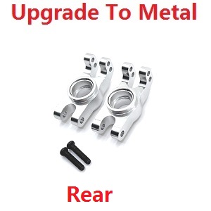 MJX Hyper Go 14209 MJX 14210 RC Car spare parts upgrade to metal rear hubs Silver