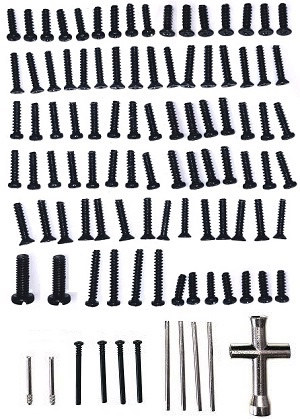 MJX Hyper Go 14209 MJX 14210 RC Car spare parts screws set + iron bar + hexagon wrench