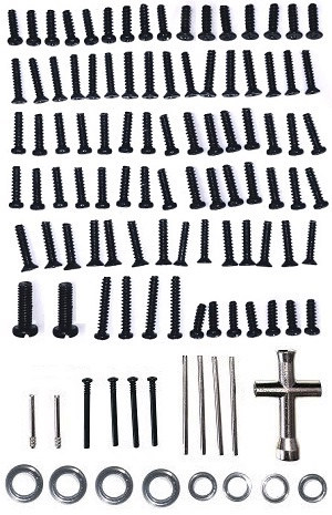 MJX Hyper Go 14209 MJX 14210 RC Car spare parts screws set + iron bar + hexagon wrench + bearing set