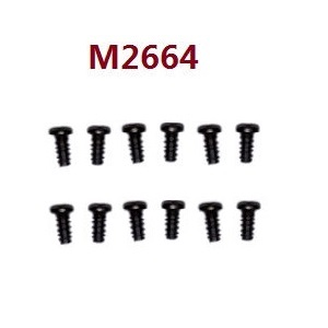 MJX Hyper Go 14209 MJX 14210 RC Car spare parts round head screws M2664