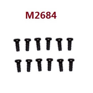 MJX Hyper Go 14209 MJX 14210 RC Car spare parts round head screws M2684