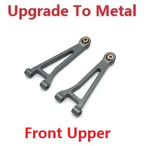 MJX Hyper Go 14209 MJX 14210 RC Car spare parts upgrade to metal front upper suspension arms Titanium color