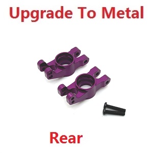 MJX Hyper Go 14209 MJX 14210 RC Car spare parts upgrade to metal rear hubs Purple